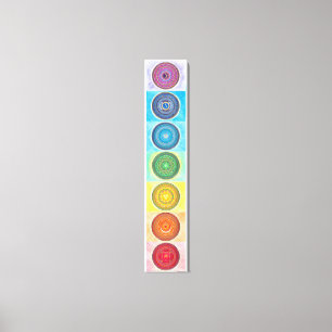 7 Chakra Leinwand-Druck Leinwanddruck
