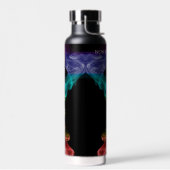 7 Chakra Mantra Regenbogen Rauch fett schwarzen Yo Trinkflasche (Links)