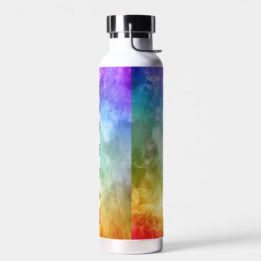 7 Chakra mantra Regenbogenrauch fett Trinkflasche (Links)