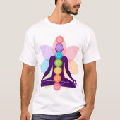 7 Chakra Meditation T-Shirt (Vorderseite)