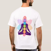 7 Chakra Meditation T-Shirt (Rückseite)