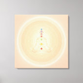 7 Chakra Meditation Wall Art | Spiritual Yoga Leinwanddruck (Vorderseite)