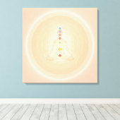 7 Chakra Meditation Wall Art | Spiritual Yoga  Leinwanddruck (Insitu (Holzboden))