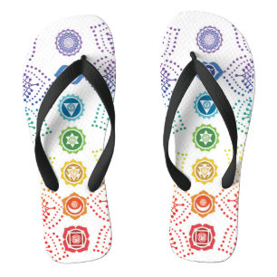 7 Chakra Purzelbäume Badesandalen