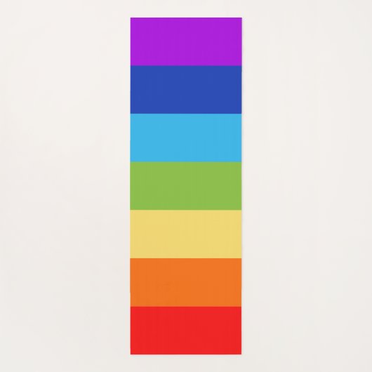 7 Chakra Symbole Yogamatte (Rückseite)