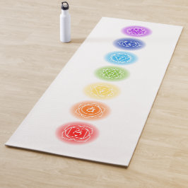 7 Chakra Symbole Yogamatte