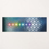 7 Chakra Universe Yogamatte (Vorderseite (Horizontal))