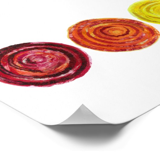 7 Chakras #1 Clearing Artwork Poster (Ecke)