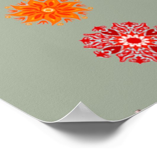 7 Chakras- 7x21" Poster (Ecke)