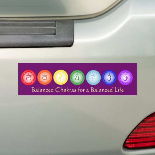 7 Chakras Autoaufkleber (Auf Auto)