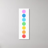 7 Chakras Canvas Print Leinwanddruck (Vorderseite)