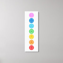 7 Chakras Canvas Print Leinwanddruck