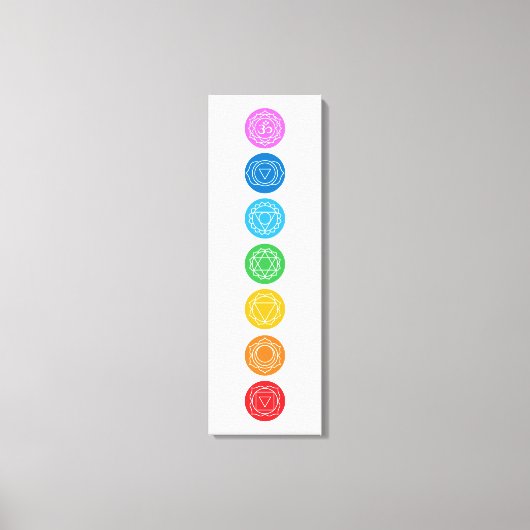 7 Chakras Canvas Print Leinwanddruck (Vorderseite)