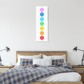 7 Chakras Canvas Print Leinwanddruck (Insitu (Schlafzimmer))