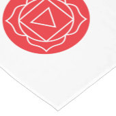 7 Chakras Kurzer Tischläufer (Ecke)