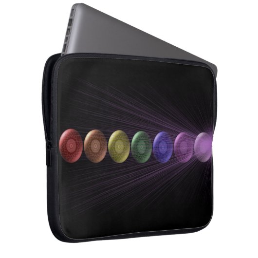 7 Chakras Laptop-Hülse Laptopschutzhülle (Vorne Rechts)