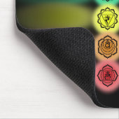 7 chakras-Mauspad Mousepad (Ecke)
