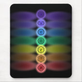 7 chakras-Mauspad Mousepad (Vorne)