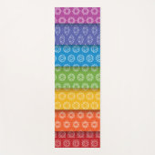 7 Chakras Muster Yoga Mat Yogamatte (Vorderseite)