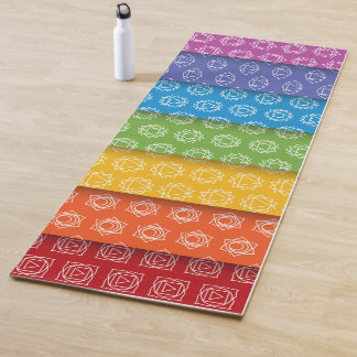 7 Chakras Muster Yoga Mat Yogamatte