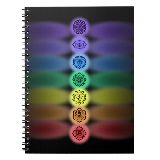 7-Chakras-Notebook Notizblock (Vorderseite)