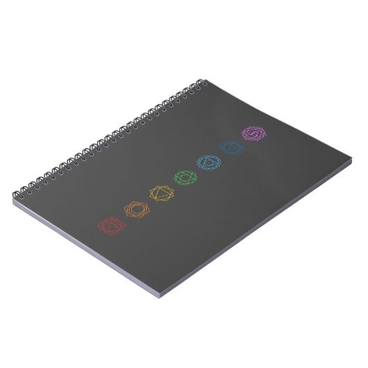 7 Chakras-Notebook Notizblock (Linke Seite)
