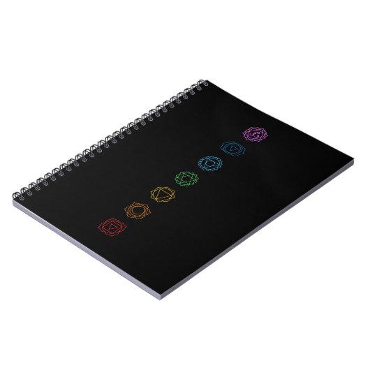 7 Chakras-Notebook Notizblock (Linke Seite)