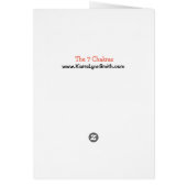 7 Chakras Notecard (Hinten)