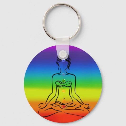 7 Chakras Schlüsselanhänger (Vorderseite)