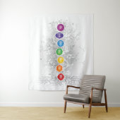 7 Chakras Tree Tapestry - 26 Wandteppich (Beispiel)