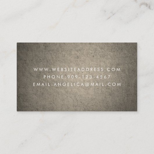 7 Chakras Visitenkarte (Rückseite)