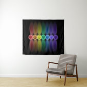 7 Chakras Wandteppich (Beispiel (Horizontal))