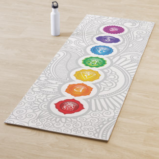 7 Chakras Yoga Mat - 01pwb Yogamatte