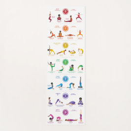 7 Chakras Yoga Posen Yoga Mat - 74wbg Yogamatte