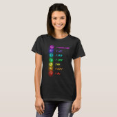 7 Chakras Yoga T-Shirt (Vorne ganz)