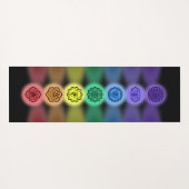 7 Chakras-Yogamat Yogamatte (Rückseite (Horizontal))