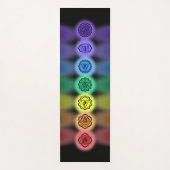 7 Chakras-Yogamat Yogamatte (Vorderseite)