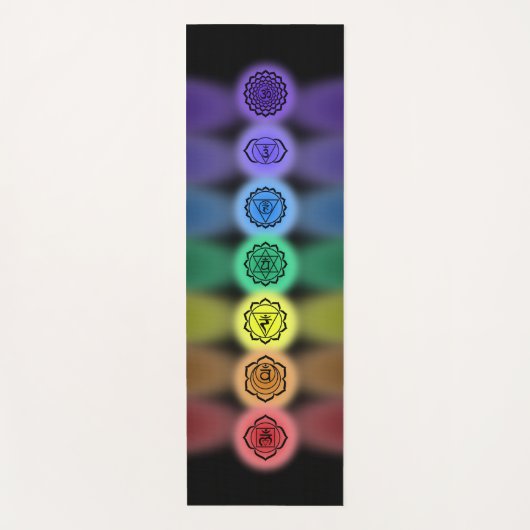 7 Chakras-Yogamat Yogamatte (Vorderseite)