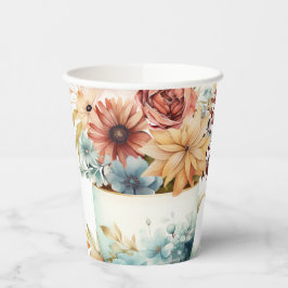 7 Cups Blume Pappbecher