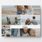 7 Custom Photo Collage Best Mom Ever Fotoplatte (Vorderseite)