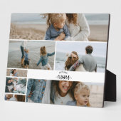 7 Custom Photo Collage Best Mom Ever Fotoplatte (Seite)