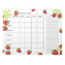 7-Day Weekly Meal Planner – Fresh Strawberry