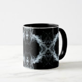 7 Deadly Sins and 7 Contrary Virtues Abstract Art Tasse (VorderseiteRechts)