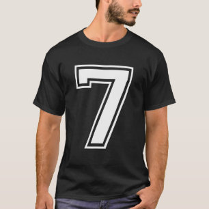 7 Der beste Spieler gewinnt die Nummer 7 T-Shirt