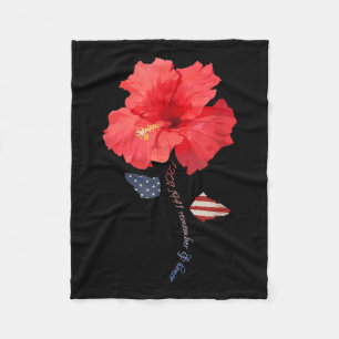 7. Dezember 1941 Hibiskus, Pearl Harbor Memorial Fleecedecke