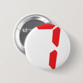 7 digitale Zahl des Weckers mit sieben Rottönen Button (Vorne & Hinten)