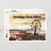 7 Exemplare, Gruß aus Afrika Postkarte (Vorne/Hinten)