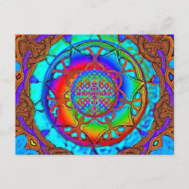 7 Fische Postkarte