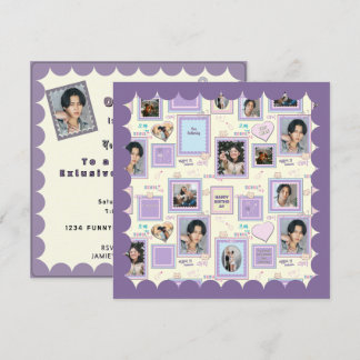 7 Foto-Collage Cute Kawaii korean k-pop hallyu Ankündigung