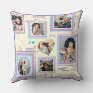 7 Foto-Collage Cute Kawaii korean k-pop hallyu Kissen